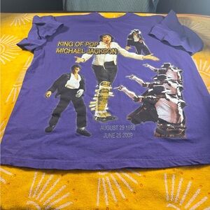 h.i.p. Purple Michael Jackson "King of Pop" Graphic Tee